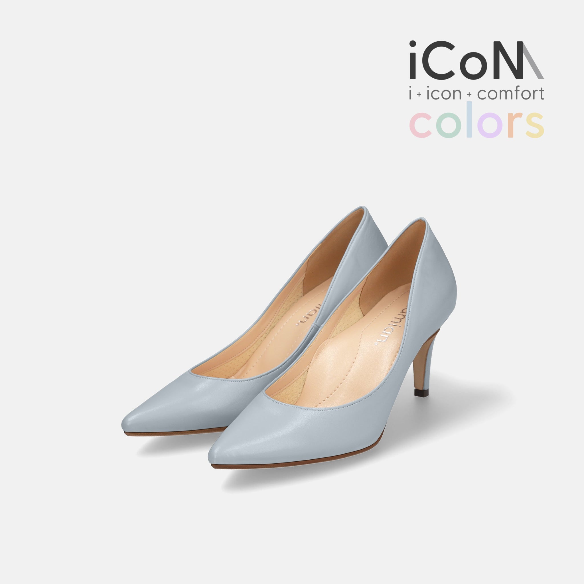 2024SS：iCoN COLORS：ポインテッドトゥ エナメル パンプス（C76531 