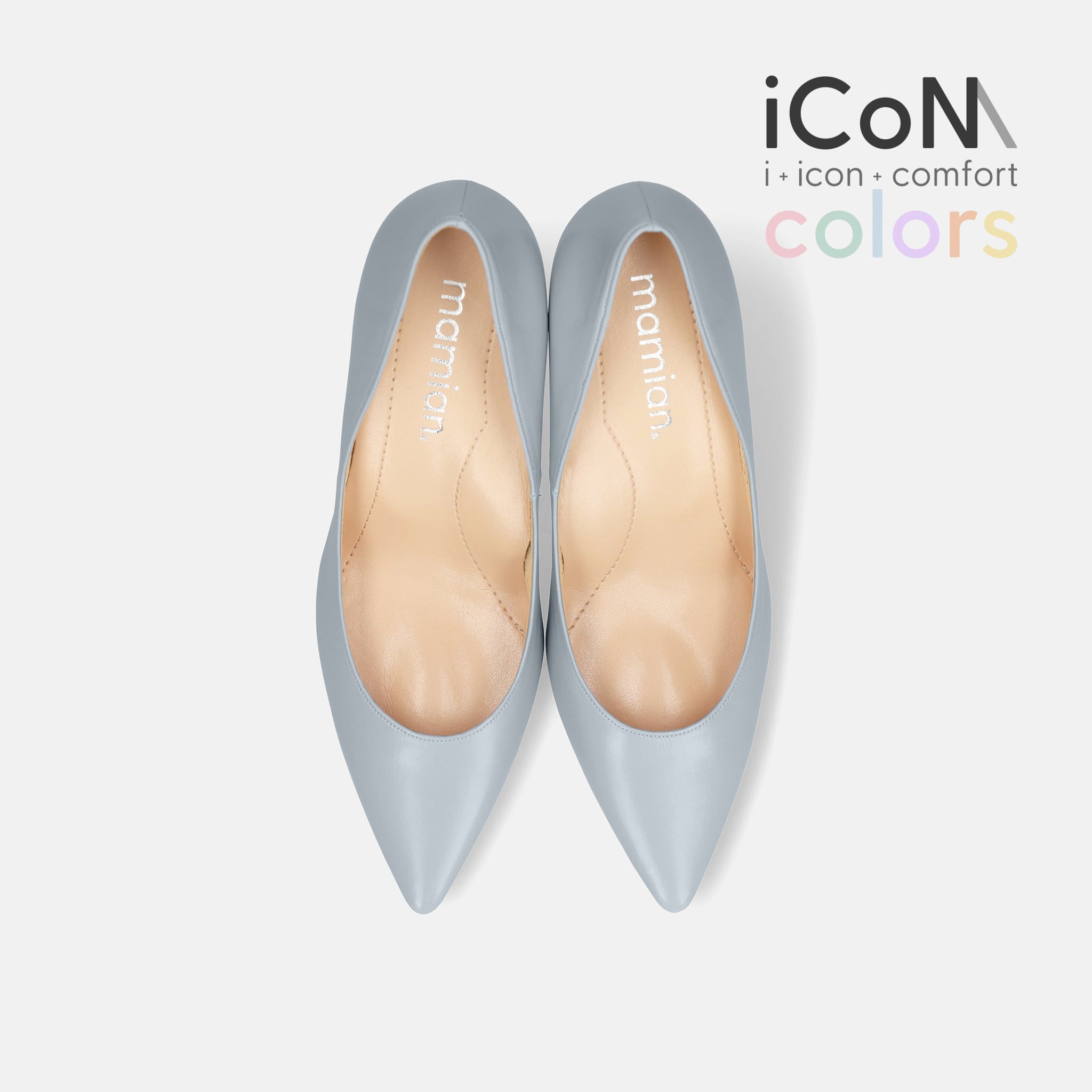 2024SS：iCoN COLORS：ポインテッドトゥ スムース パンプス（C76533